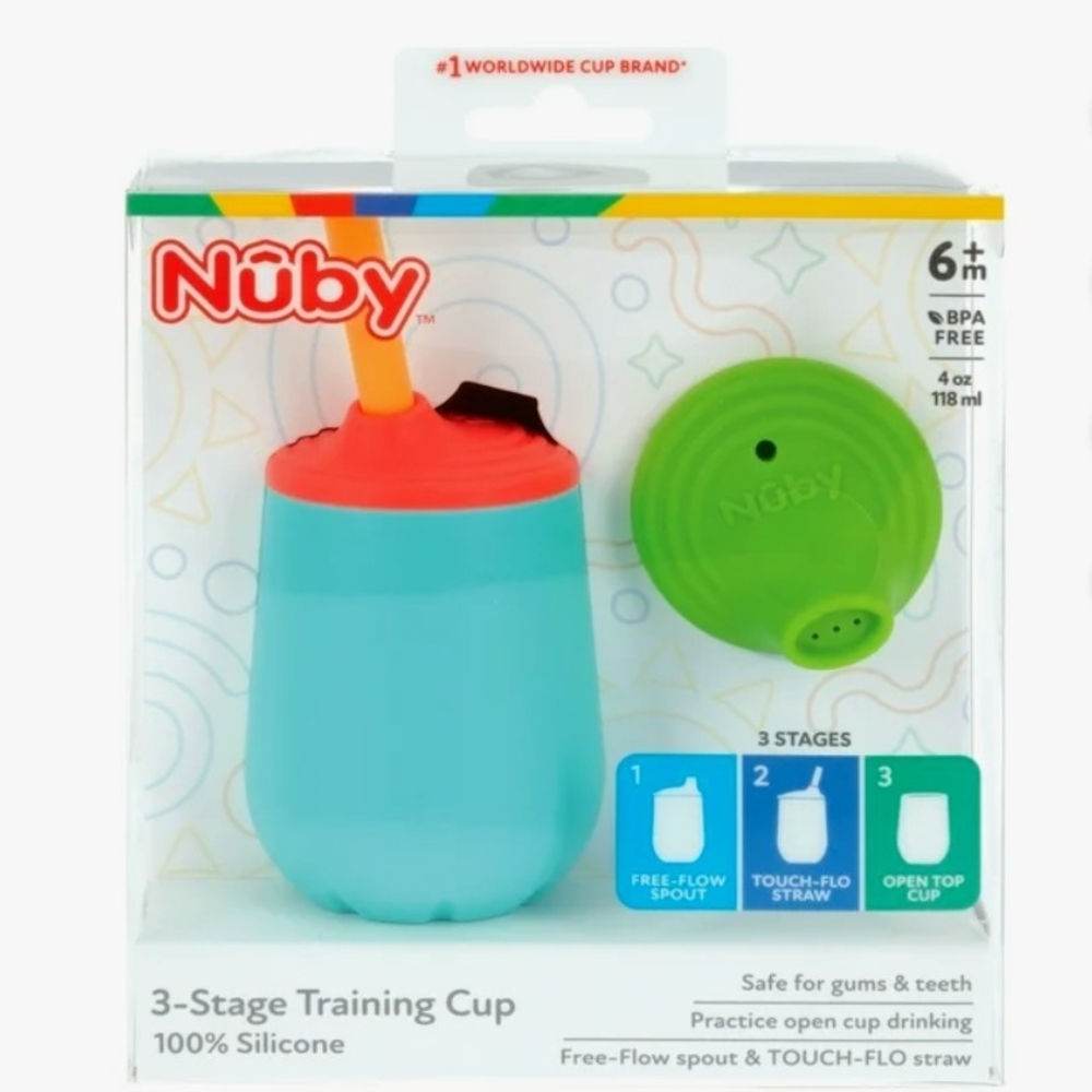 New Nuby 3-Stage Training Cup